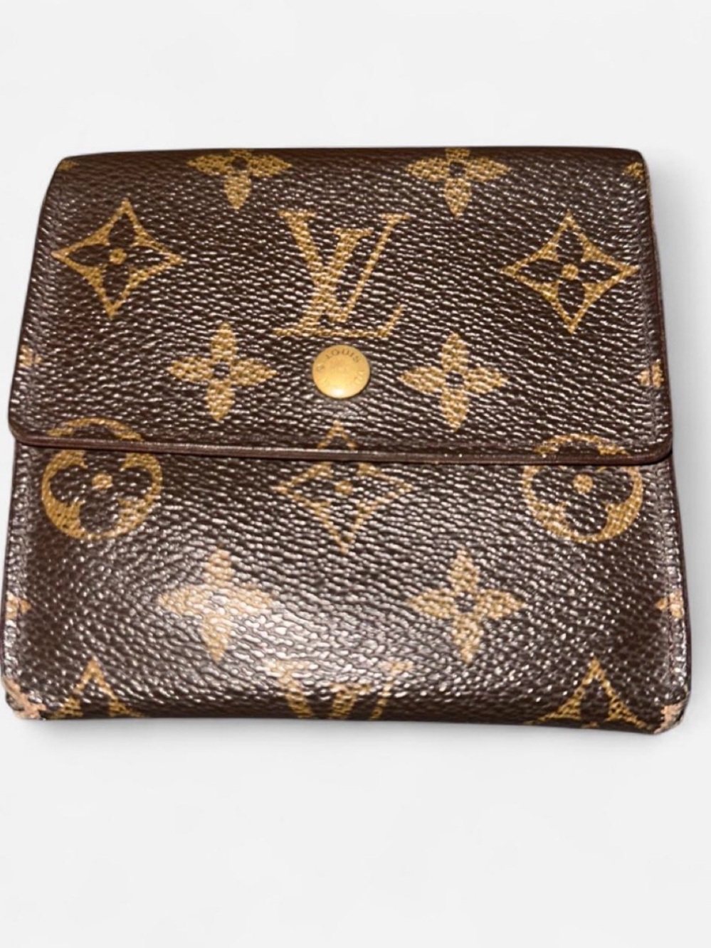 Louis Vuitton Monogram Canvas Snap Tri-fold Wallet